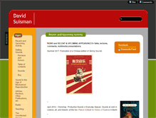 Tablet Screenshot of davidsuisman.net